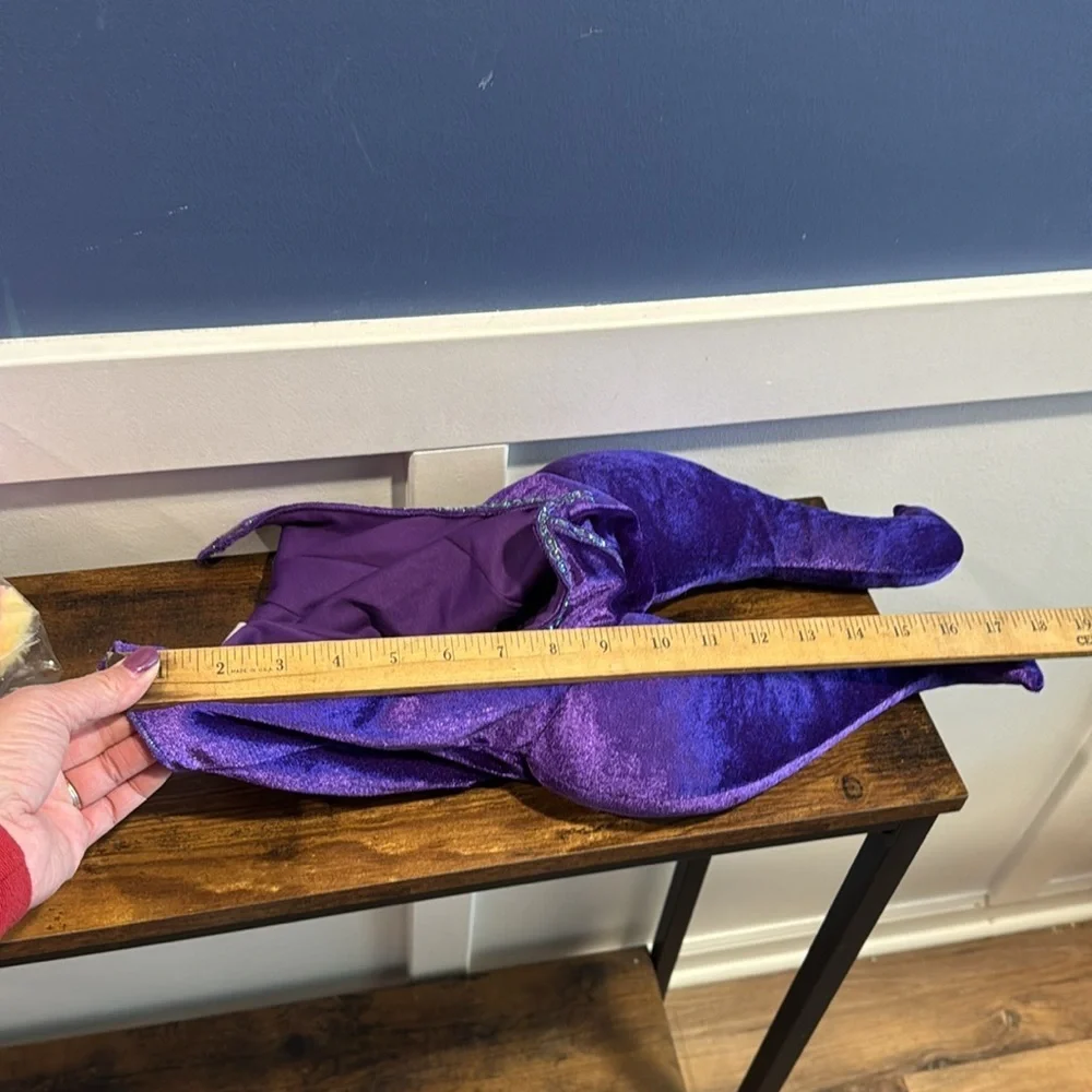 Disney Maleficent Horn Costume Head Piece Kids 9/10 Purple